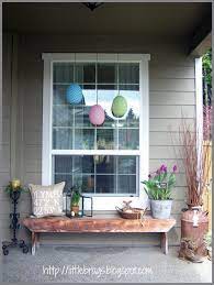 spring crafts easter porch decor