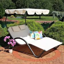 Double Outdoor Chaise Lounge