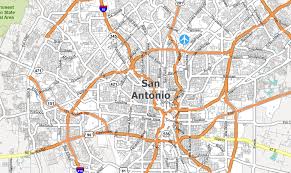 map of san antonio texas gis geography