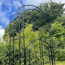 Metal Windsor Garden Arch With Gate And