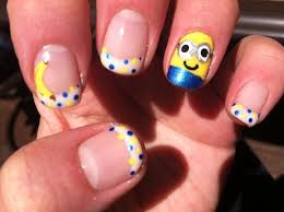 yellow minion nails steemit