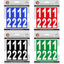 Why do you need custom mailbox numbers? Reflective Number Stickers Reflective Mailbox Numbers 3 Inch Tall 3m Engineer Grade House Number Decal