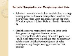 Definisi/arti kata 'interpretasi' di kamus besar bahasa indonesia (kbbi) adalah n pemberian kesan, pendapat, atau pandangan teoretis terhadap sesuatu; Analisis Interpretasi Data Ppt Download