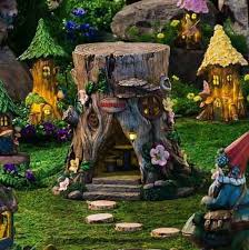 Fairy Homes And Gardens Solar Lighted