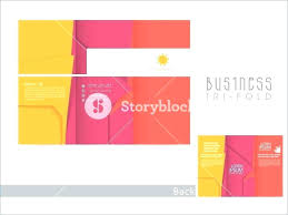 Double Sided Tri Fold Brochure Template