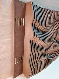 Parametric Wall Art Abstract Wood Wall