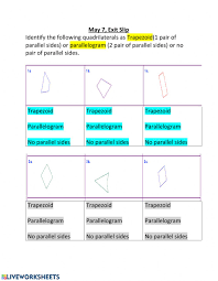 Track progress, measure results and access thousands of online tutorial worksheets in maths, english and science with an edplace subscription. Classify Quadrilaterals Worksheet