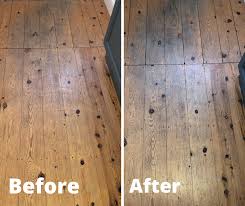 how to clean wood floors with 4 s