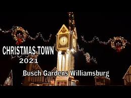 christmas town 2021 at busch gardens