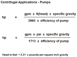 centrifugal pump peformance calculation