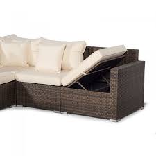 seat rattan corner sofa set