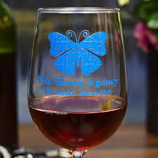 custom glassware and wine gifts the
