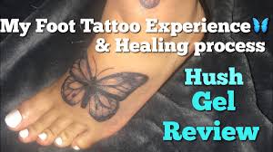 However, you should be aware that not all numbing products should be used on tattoos, and some uber numb has hundreds of great reviews backing up its effectiveness. My Foot Tattoo Healing Hush Gel Review Youtube