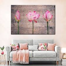Lotus On Wood Wall Art Photography In