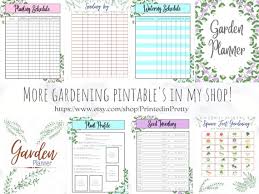 Garden Layout Printable Garden Planner