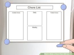 How To Make A Chore Chart With Incentives With Pictures