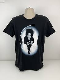 the cure robert smith black t shirt