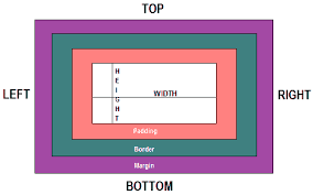 css box model deals with the area that