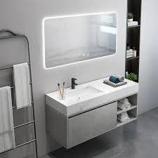 White Floating Bathroom Vanity
