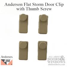 storm door clip flat w thumb
