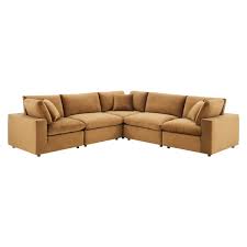 Sectional Sofa Cognac By Modway