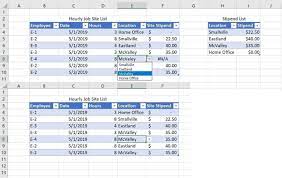how to combine excel vlookup and