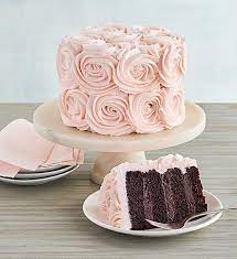 Birthday Cake Seattle Delivery Rosette Cake 6 Eat Cake Today  gambar png