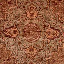 large and fine silk persian qum carpet