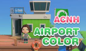 acnh airport colors items guide best