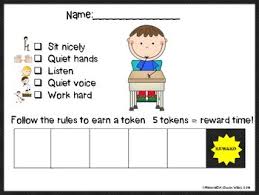 Behavior Reward Chart Kid Kash Printable Reward System