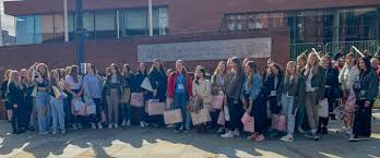 hair and beauty students visit
