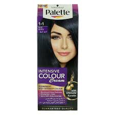 Your shopping bag (4 items). Buy Schwarzkopf Palette Intensive Hair Color Cream 1 1 Blue Black Online Shop Beauty Personal Care On Carrefour Uae