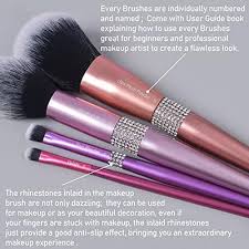 bueart design makeup brushes set 15pcs