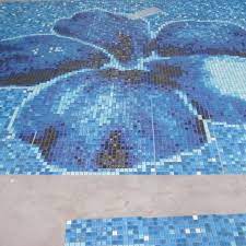 china swimming pool glass mosaics for