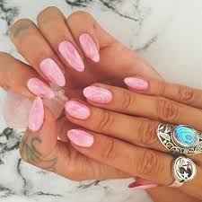 rose quartz nail art ideas feminine