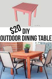 diy outdoor table diy dining table