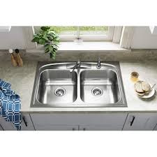 kitchen sink with faucet kit