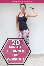 20 minute beginner hiit workout at home