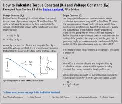 introduction to motor constants for