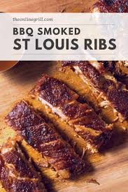 smoked st louis style ribs easy