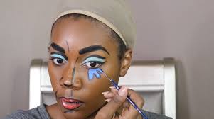 comic pop art makeup look