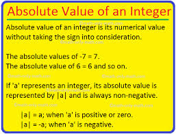 For two integers x, y, the greatest common divisor of x and y is denoted. Absolute Value Of An Integer Absolute Value Solved Examples