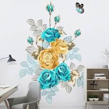 Flowers Wall Stickers 3d Wall Decals