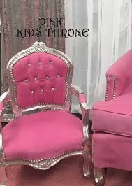 pink kiddy throne chair al for kid