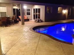 This Striking Pool Deck And Patio Features The Full Array Of