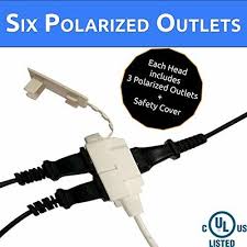Twin Extension Cord Power Strip 18