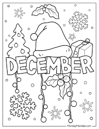55 winter coloring pages free pdf