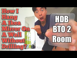 Hdb Bto 2 Room How I Hang A Ikea Mirror