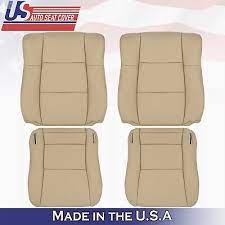 Bottom Leather Seat Covers Ivory Tan