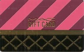 gift card m a c cosmetics m a c